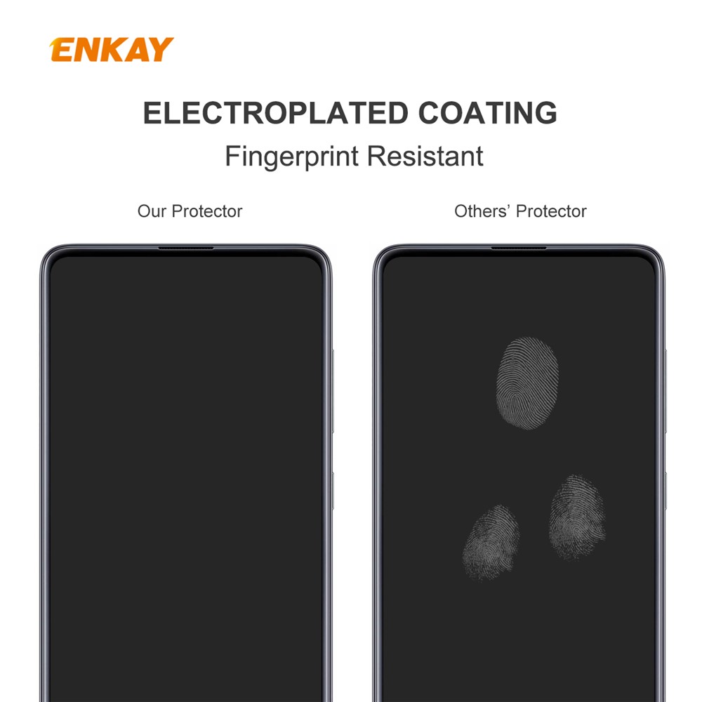 ENKAY 0.26mm Tempered Glass Screen Protector 9H 2.5D Arc Edge for Samsung Galaxy M31s-3