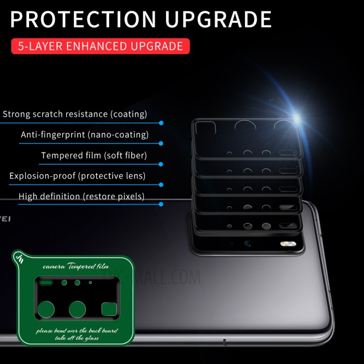 Tempered Glass Camera Screen Film for Huawei P40 Pro-4