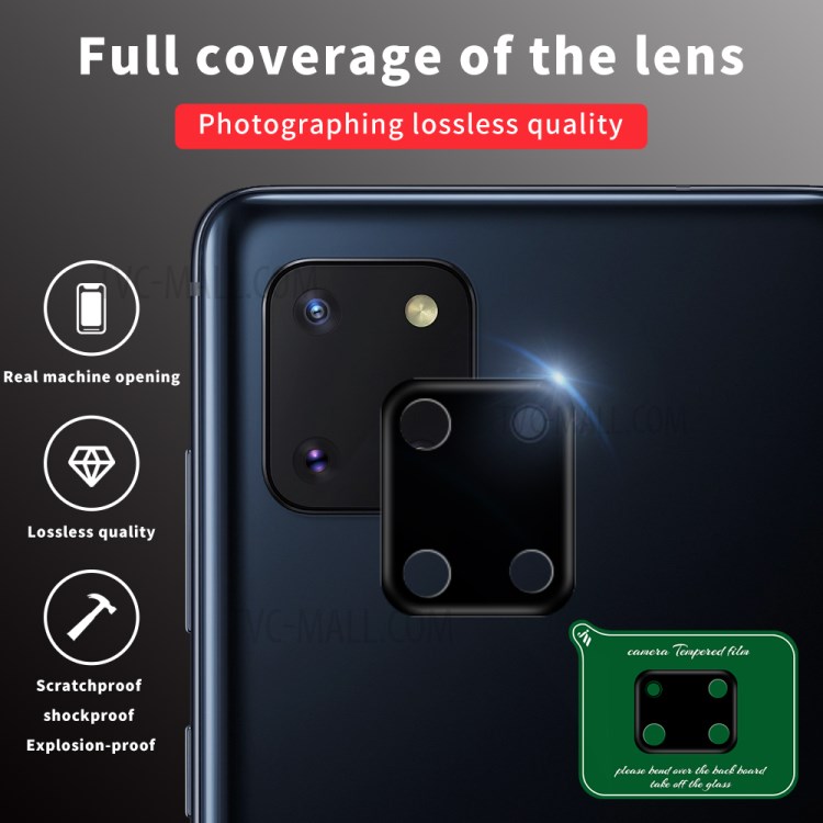 Tempered Glass Camera Screen Film for Samsung Galaxy A81/Note 10 Lite-5