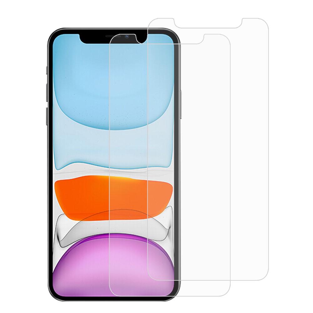 2pcs / Set Protection D'écran En Verre Trempé De Bord D'arc De 0,3 Mm Pour Iphone 12 Pro Max 6,7 Pouces-1