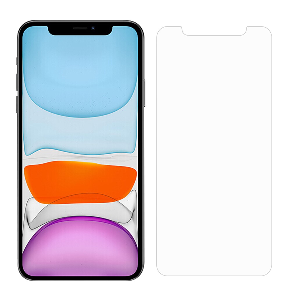 2pcs / Set Protection D'écran En Verre Trempé De Bord D'arc De 0,3 Mm Pour Iphone 12 Pro Max 6,7 Pouces-7