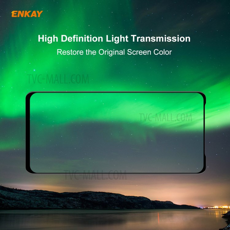 ENKAY Hat Prince 0.26mm 9H 6D Green Filter Eye Protection Tempered Glass Screen Film Cover for Xiaomi Redmi 10X 4G / Redmi Note 9-8