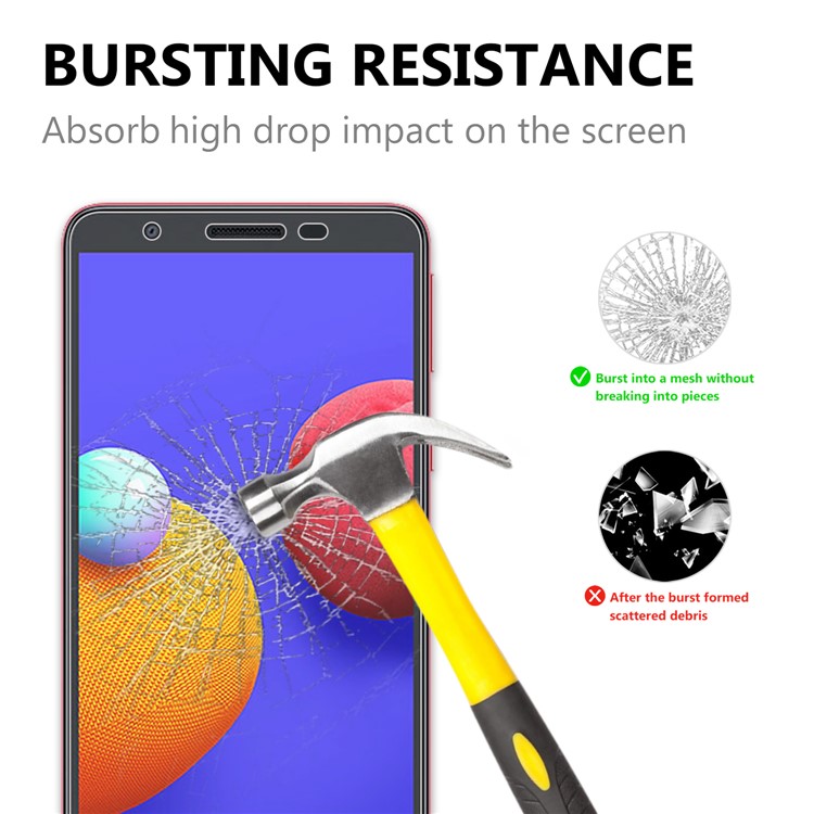 2.5D Arc Edge 9H Tempered Glass Screen Protector Film for Samsung Galaxy A01 Core-2