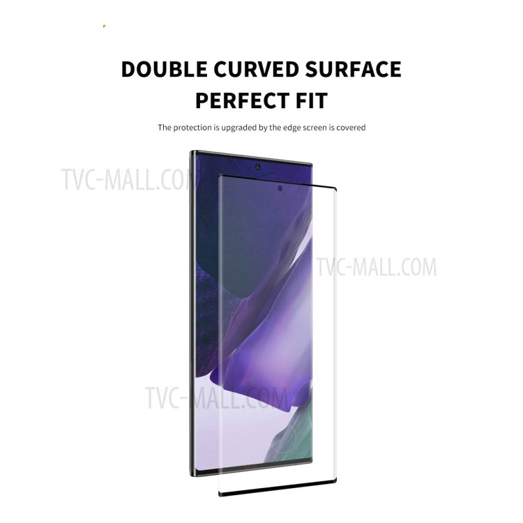 ENKAY 2Pcs/Set 0.26mm 9H Full Size 3D Curved Tempered Glass Screen Protector Film for Samsung Galaxy Note20 Ultra/Note20 Ultra 5G-2