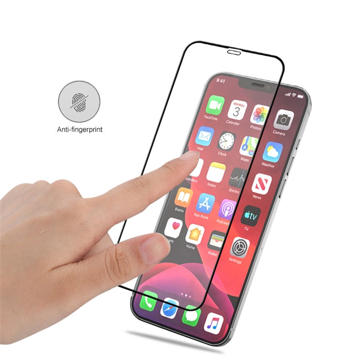 MOCOLO Full Glue Full Cover Silk Printing Tempered Glass Screen Protector for iPhone 12 Max 6.1 inch-5