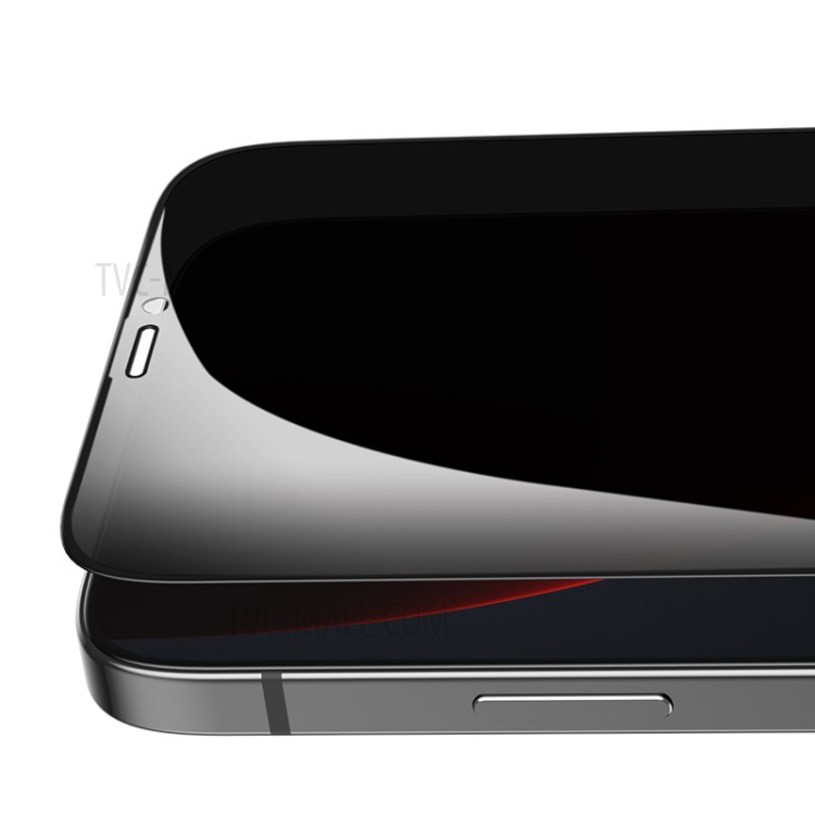BENKS VPRO Anti-peep Full Screen 0.3mm Thick Tempered Glass Guard Film for iPhone 12 Pro Max 6.7-inch-1