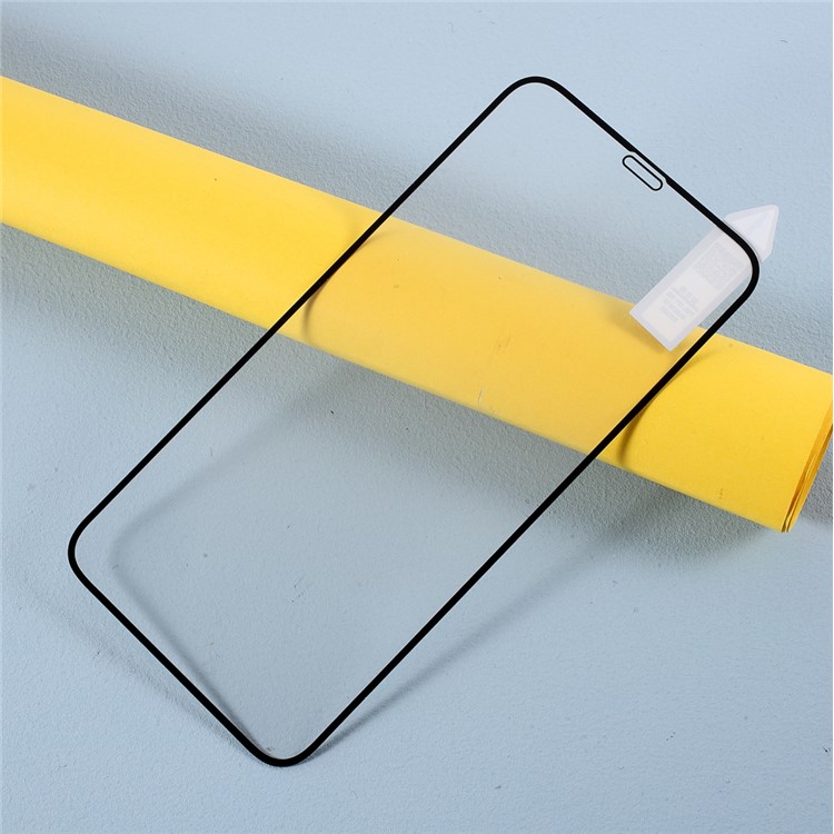 RURIHAI 0.26mm 2.5D Curved Full Glue Tempered Glass Full Size Screen Protector for iPhone XR/11 6.1 inch - Black-7