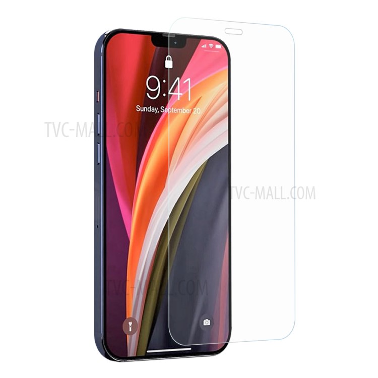 RURIHAI for iPhone 12 Pro Max 6.7 inch 0.26mm 2.5D Curved Tempered Glass Protector Film (Full Glue)-1