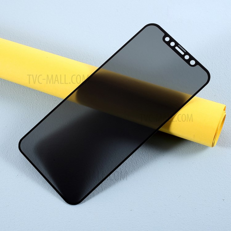 RURIHAI 10Pcs/Set Anti-peep Full Screen Tempered Glass Screen Protector (Full Glue) for iPhone X/XS/11 Pro 5.8 inch-1