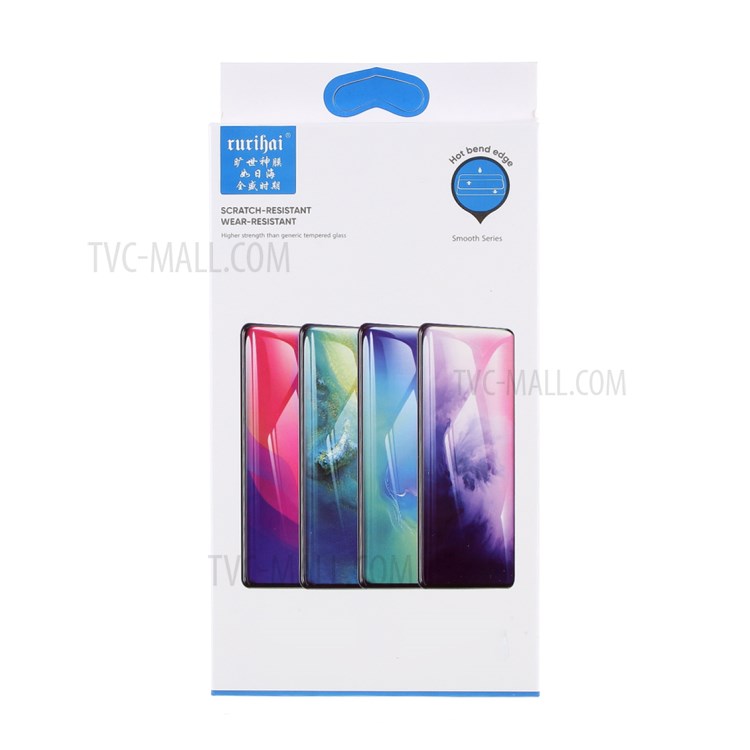 RURIHAI 2.5D 0.26mm Ultra Clear Blue-ray Tempered Glass Screen Film for iPhone XR/11 6.1 inch-9