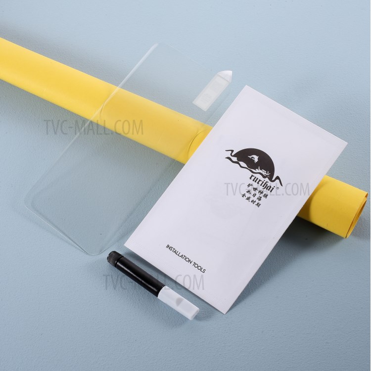 RURIHAI 3D UV Liquid Tempered Glass Full Phone Screen Film for Oppo Reno4 Pro 4G-7