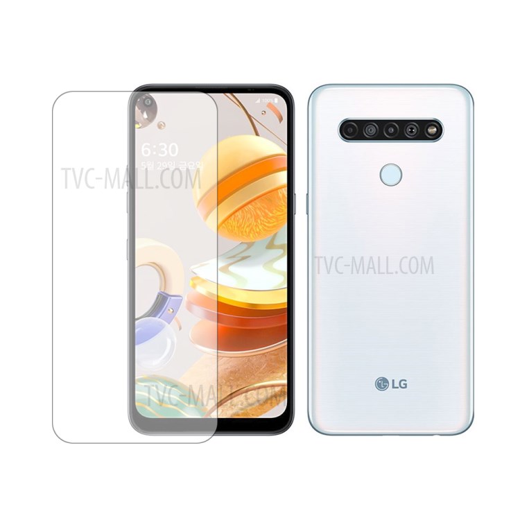 0.3mm Arc Edge Tempered Glass Screen Film for LG Q61-1