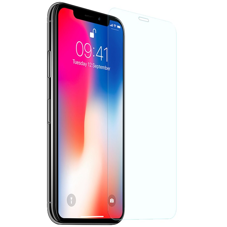 LUANKE 2Pcs Full Glue Tempered Glass Screen Film for iPhone XS Max 6.5 inch Precise Cut-out-3