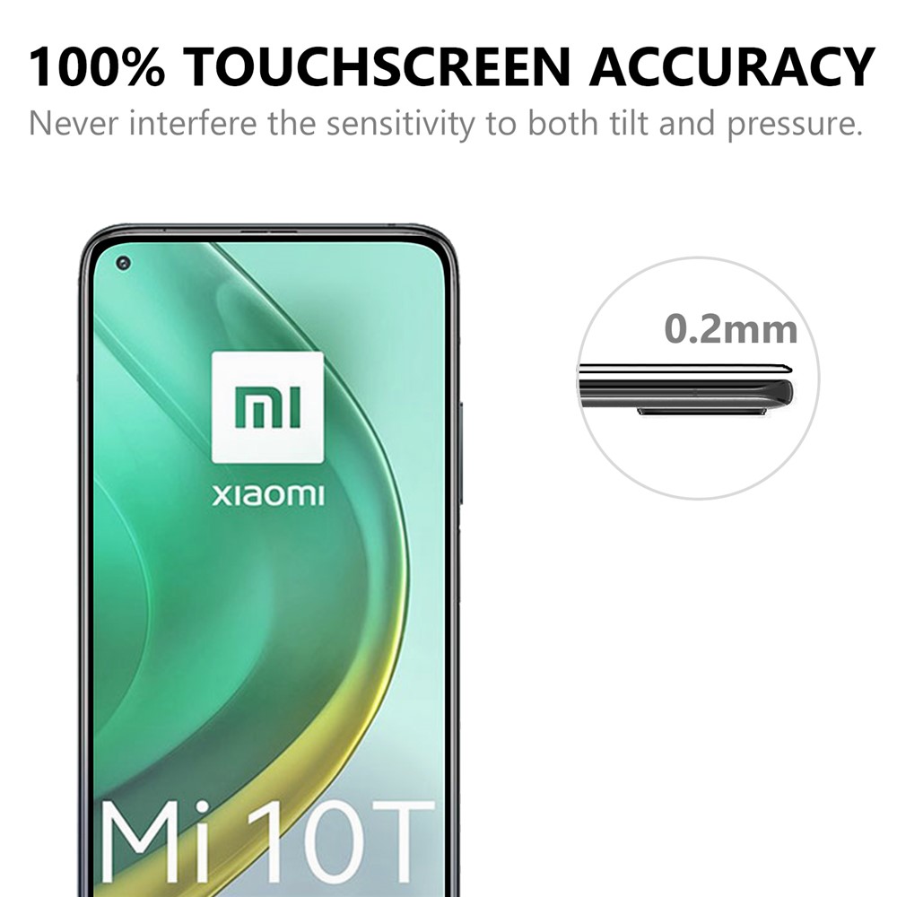 Full Glue Full Size Tempered Glass Screen Protector for Xiaomi Mi 10T Pro 5G - Black-6