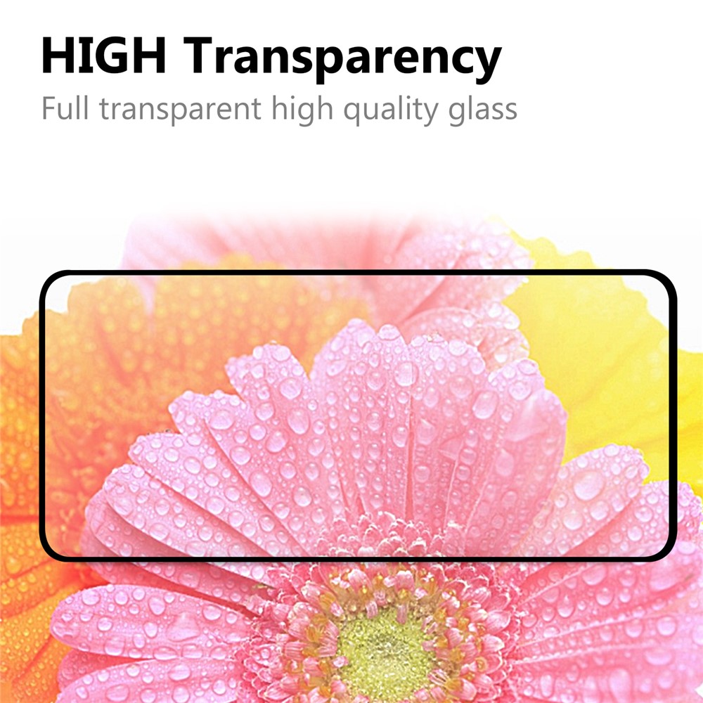 Plein Glue Plein Taille Templed Glass Screen Screen Protector Pour Xiaomi Poco X3 NFC / POCO X3 - Noir