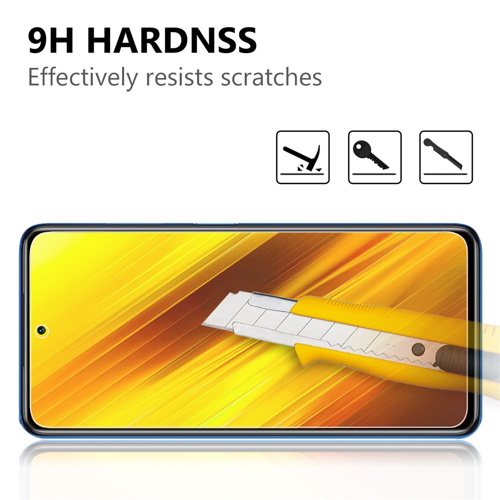 2.5D 9H Arc Edge Tempered Glass Screen Protector for Xiaomi Poco X3 NFC/Poco X3-3