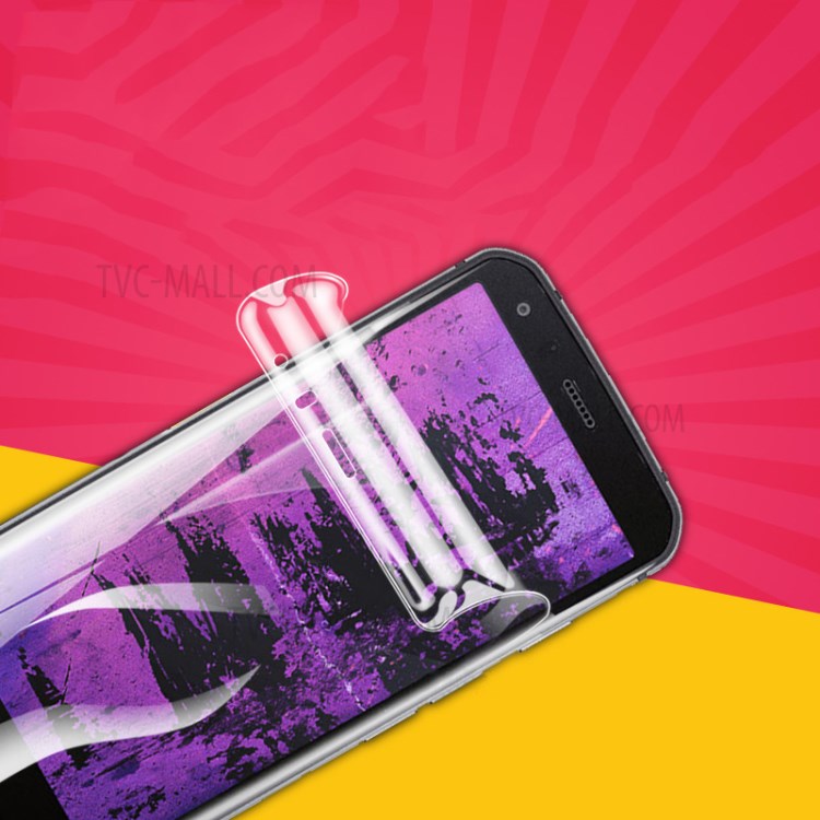 Full Coverage Anti-explosion TPU Screen Film for Cat S62 Pro Protector-1
