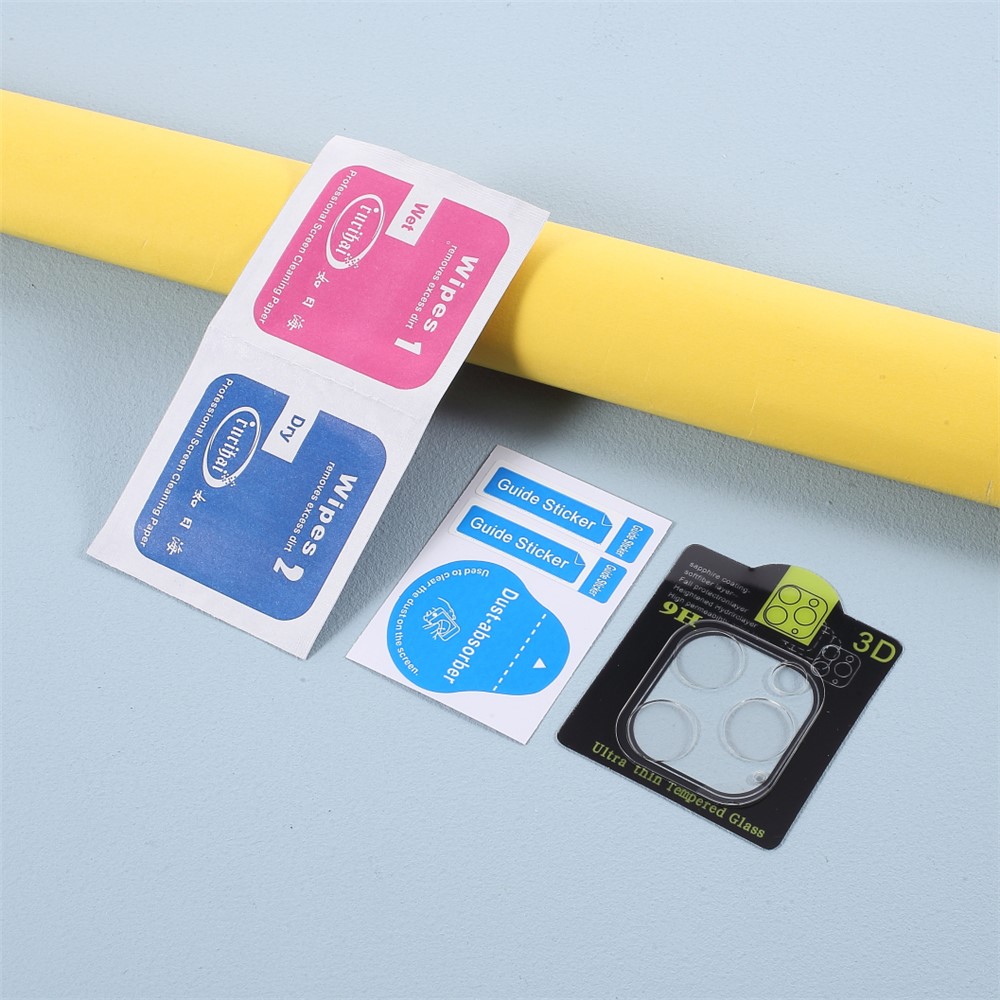 RURIHAI 3D Full Coverage Tempered Glass Camera Lens Protector for iPhone 12 Pro Max-3