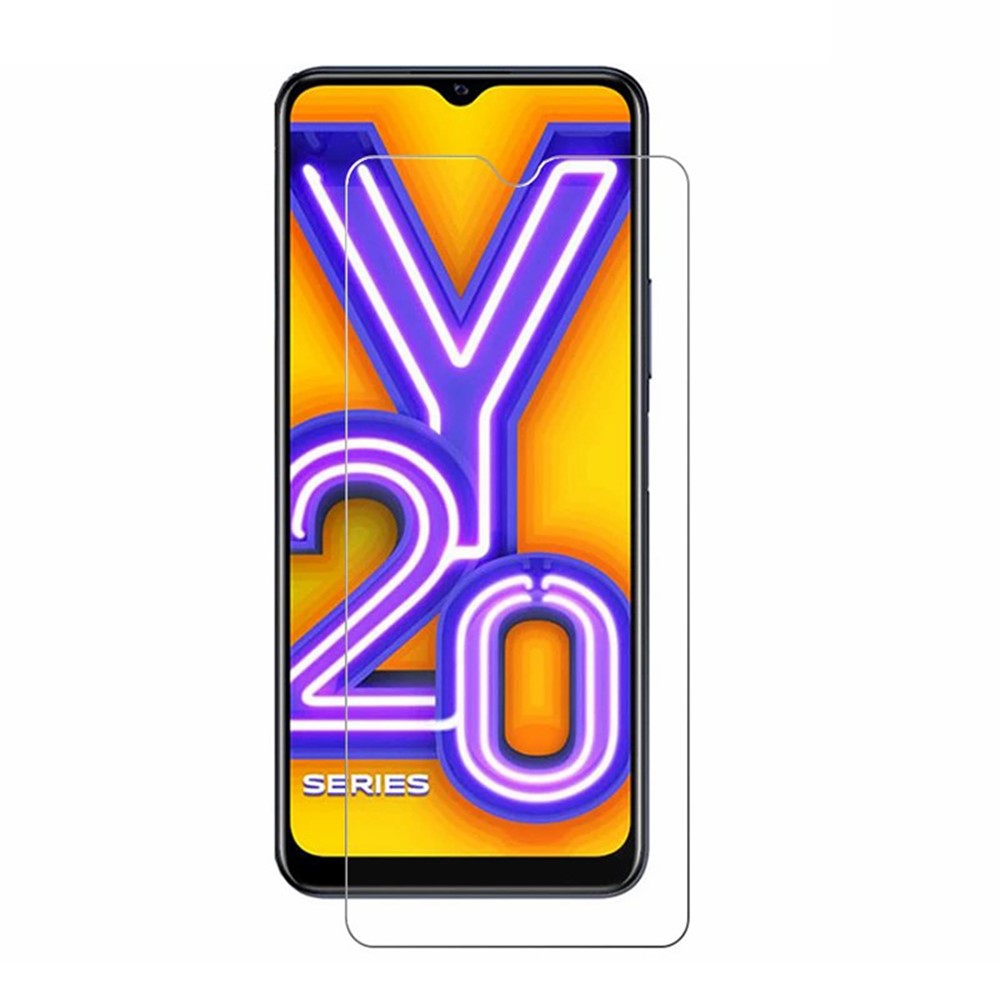 Arc Edge Screen Protector for vivo Y20/Y20i HD Clear 0.3mm Tempered Glass Film-1