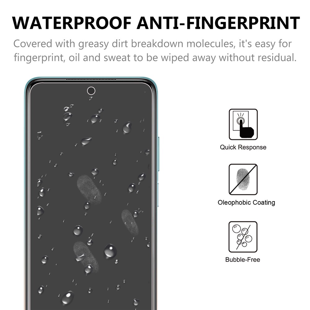 Tempered Glass Screen Protector for Xiaomi Mi 10T Lite 5G Arc Edge 2.5D 9H Ultra Clear Film-4