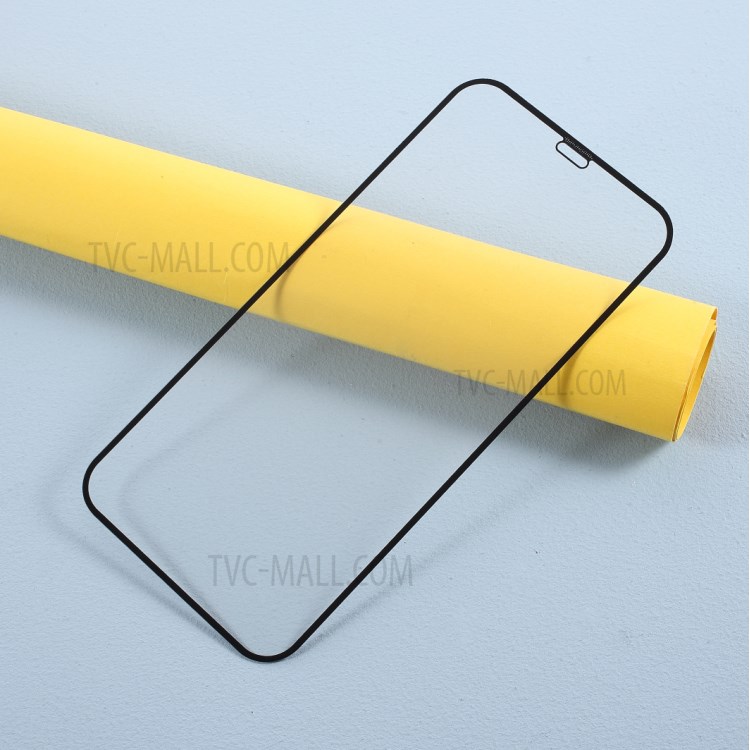 Pleine Colle Impression De La Soie En Taille Trempé Protection D'écran En Verre Pour Iphone 12 Pro / 12-1