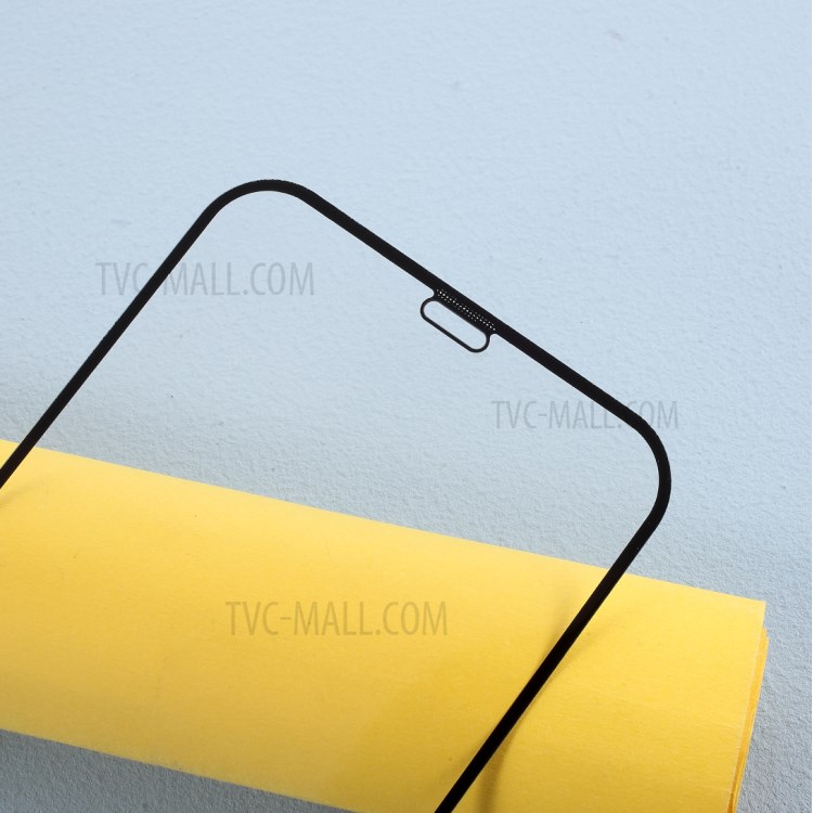 Pleine Colle Impression De La Soie En Taille Trempé Protection D'écran En Verre Pour Iphone 12 Pro / 12-2