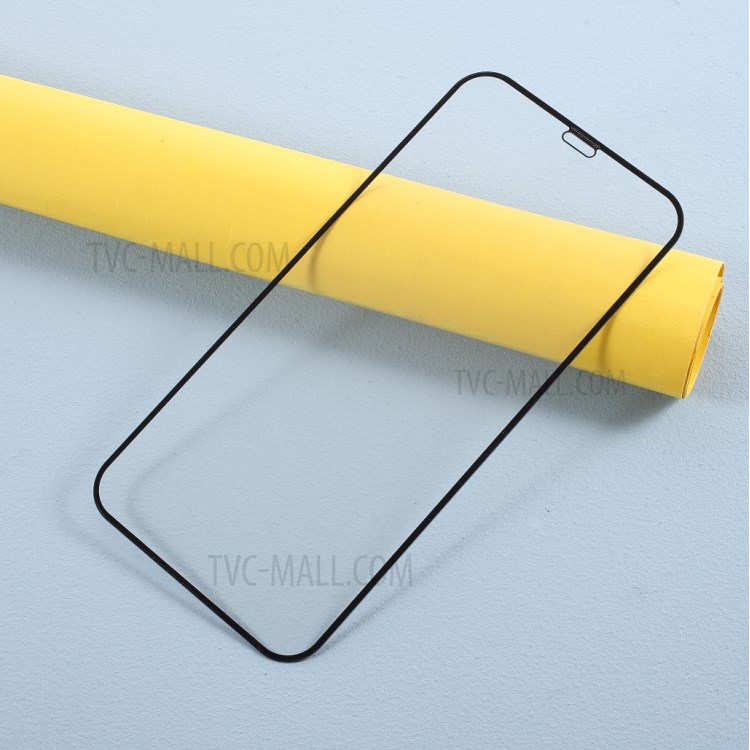 Pleine Colle Impression De La Soie En Taille Trempé Protection D'écran En Verre Pour Iphone 12 Pro / 12-4