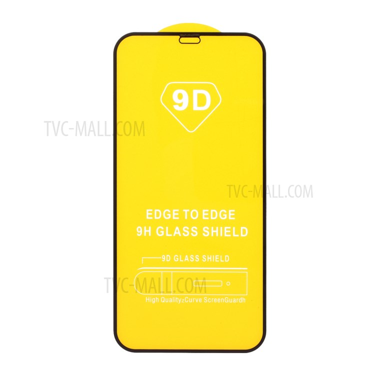 Pleine Colle Impression De La Soie En Taille Trempé Protection D'écran En Verre Pour Iphone 12 Pro / 12-5