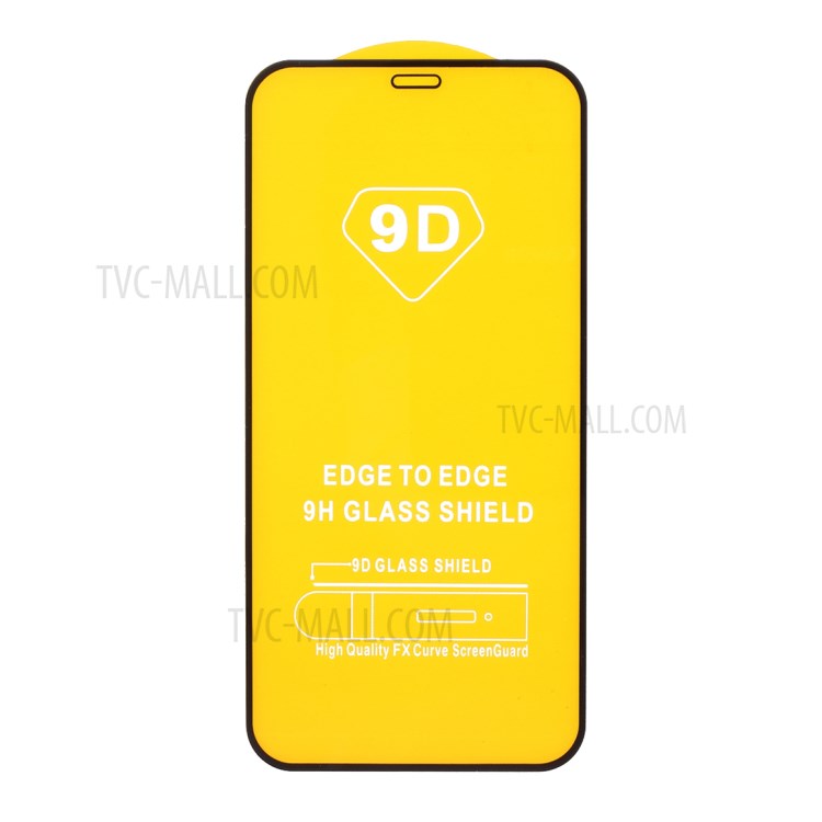 Full Glue Full Size Silk Printing Tempered Glass Screen Protector for iPhone 12 Mini-5
