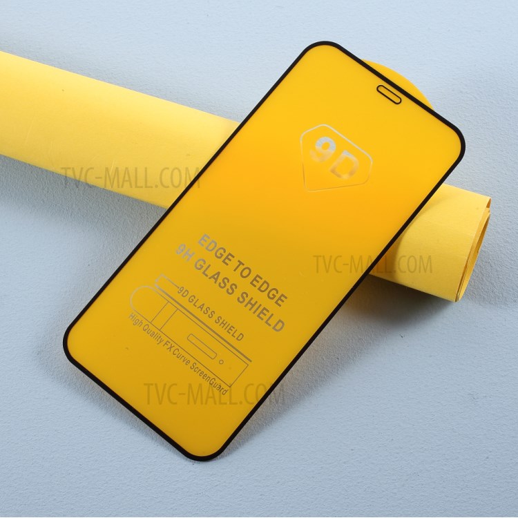 Full Glue Full Size Silk Printing Tempered Glass Screen Protector for iPhone 12 Mini-6
