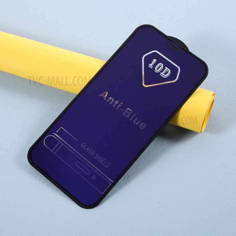 Anti-blue-ray Silk Printing Full Size Full Glue Tempered Glass Screen Protector for iPhone 12 Pro Max-6