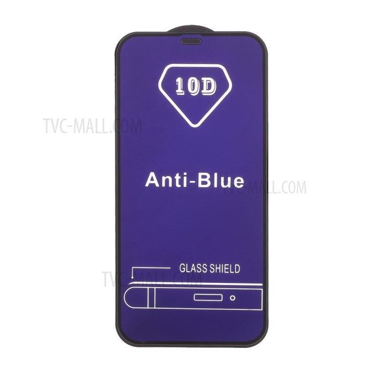 Anti-blue-ray Silk Printing Full Size Full Glue Tempered Glass Screen Film for iPhone 12 Mini-5
