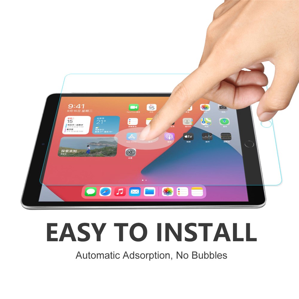 HAT PRINCE 0.33mm 9H 2.5D Protecteur D'écran En Verre Trempé Pour Ipad 10.2 (2020) / (2019) Comprimé Film LCD-6