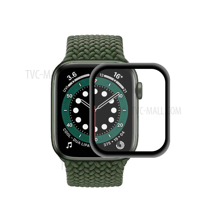 ENKAY HAT PRINCE 3D Full Size PET Curved Hot Bending HD Clear Screen Shield for Apple Watch SE/Series 6/5/4 40MM - Black-1