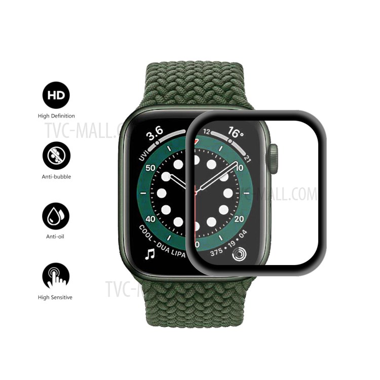 Enkay Hut Prince 3d in Voller Größe Haustier Gebogene Hot Bing HD Clear Screen Shield Für Apple Watch Se/serie 6/5/4 40 mm - Schwarz