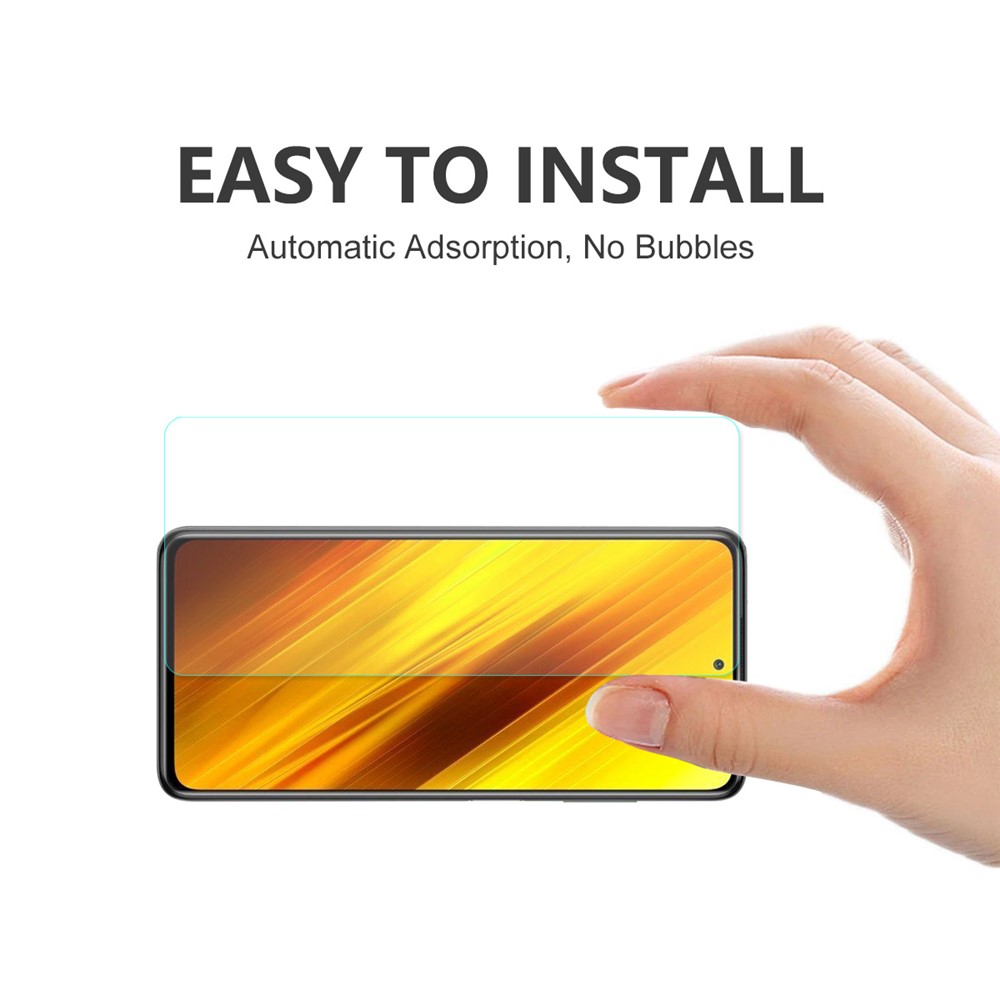 Enkay Hat Prince 9H 0.26mm 2.5d Arc Verre Trempé Glass Screen Protector Screen Pour Xiaomi Poco X3 / Poco X3 NFC