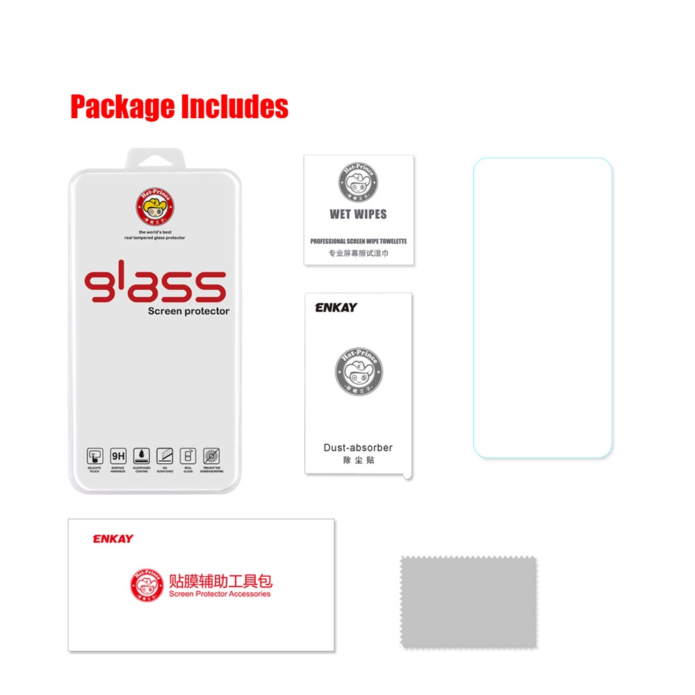 ENKAY HAT PRINCE 9H 0.26mm 2.5D Arc Edge Tempered Glass Screen Shield for Samsung Galaxy M51-7