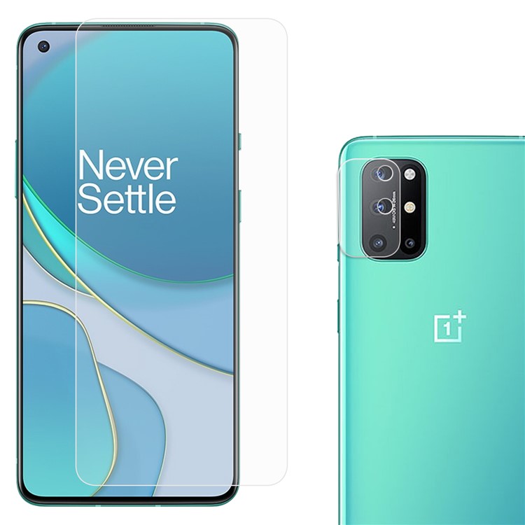 2.5D 9H Arc Edge Tempered Glass Screen Protector with Lens Film for OnePlus 8T-1