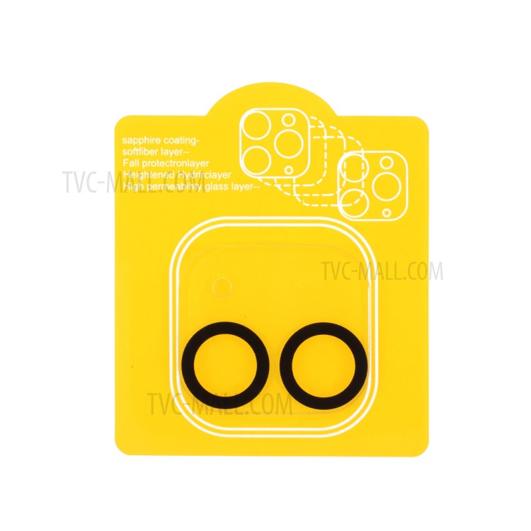 High Definition Tempered Glass + Acrylic Phone Camera Lens Protector Film for iPhone 12 mini-2