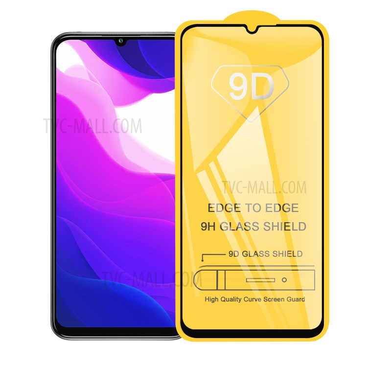 9D Full Coverage Tempered Glass Screen Protector (Side Glue) for Xiaomi Mi 10 Lite 5G-1
