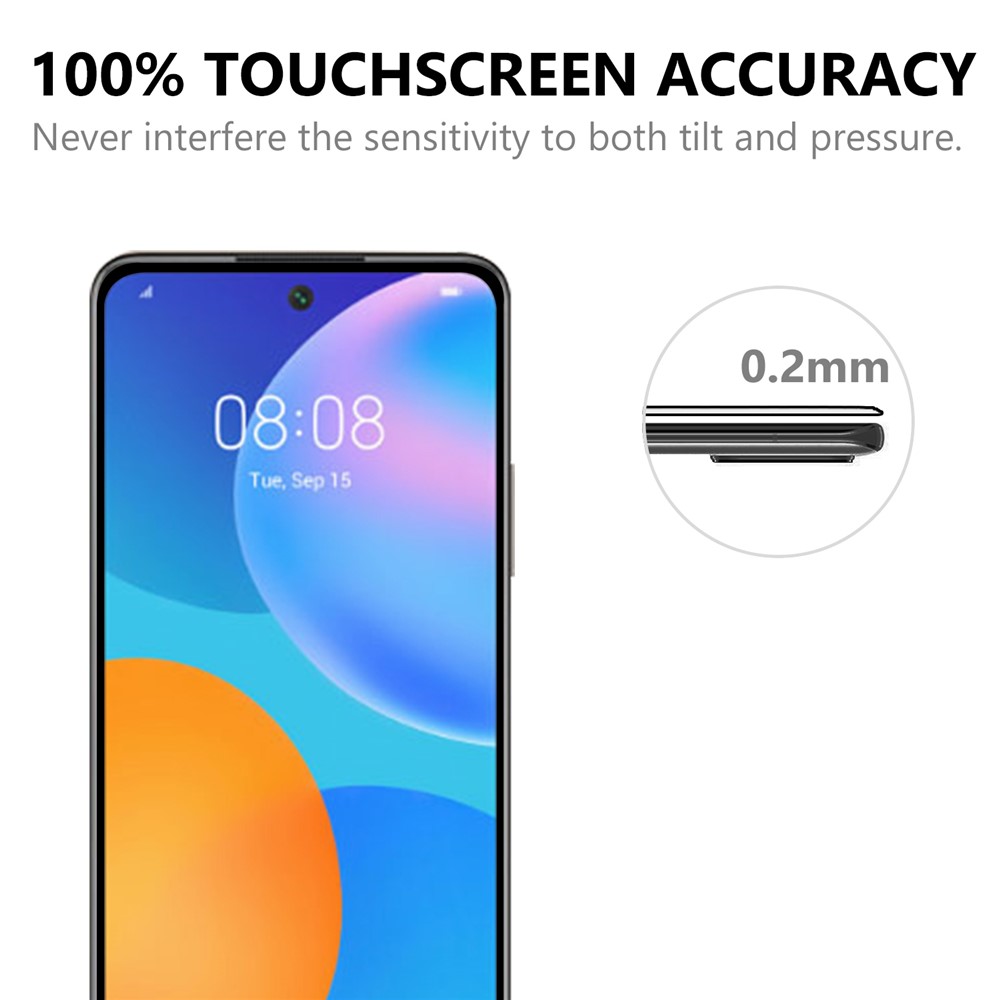 Full Glue Full Size Tempered Glass Screen Protector for Huawei P smart 2021-6