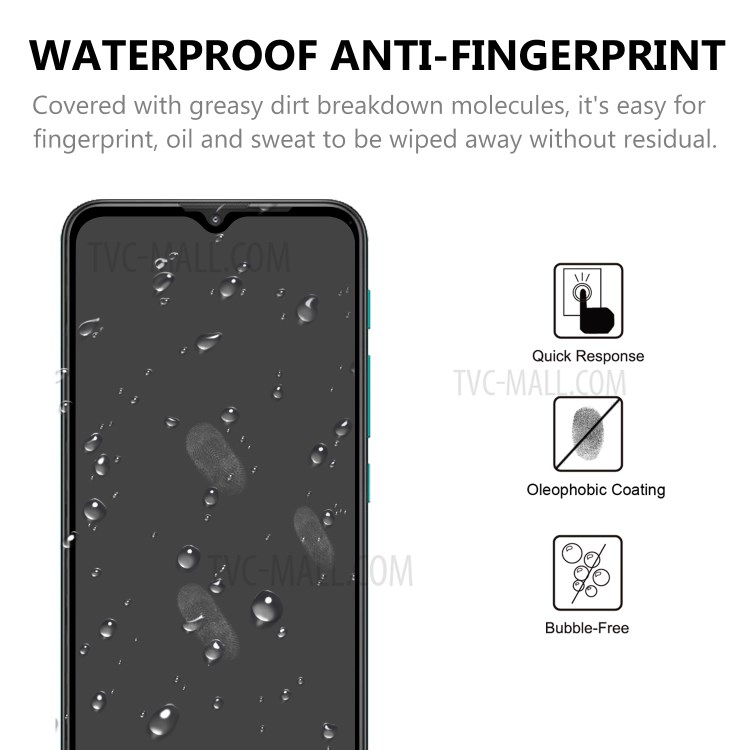 Full Screen Tempered Glass Screen Protective Film (Full Glue) for Motorola Moto G9 (India)-4