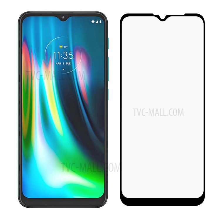 Full Screen Tempered Glass Screen Protective Film (Full Glue) for Motorola Moto G9 (India)-7