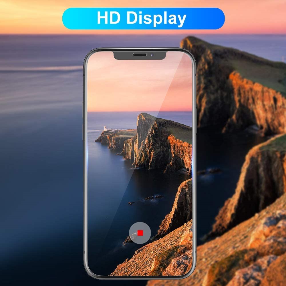 2.5D Arc Edge 9H Tempered Glass Screen Film with Back Film for iPhone 12/12 Pro-2