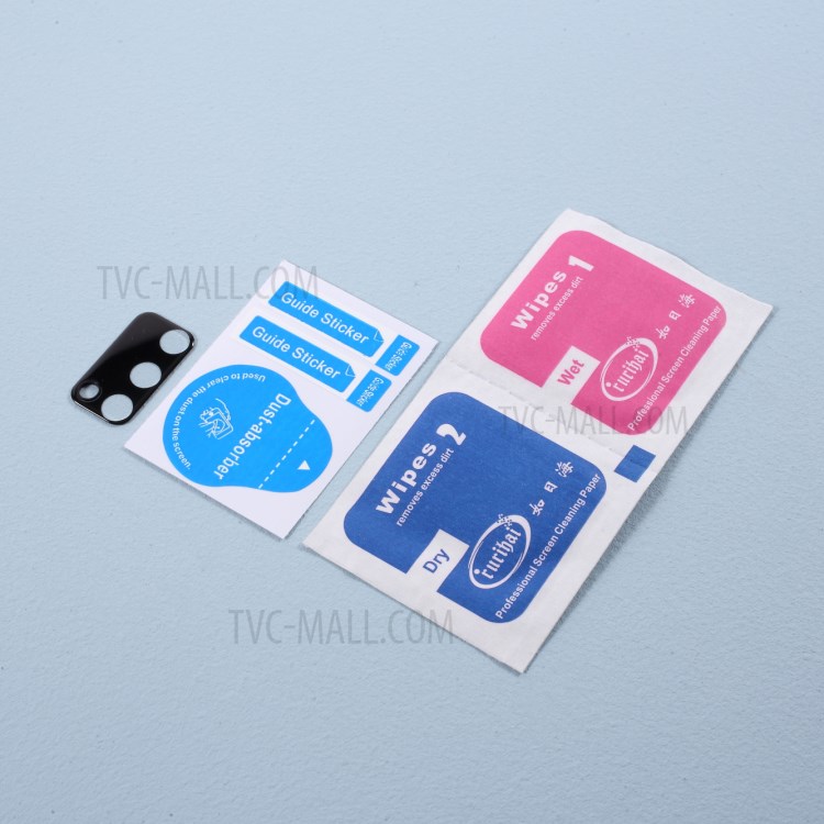 RURIHAI Tempered Glass Silk Print 3D Camera Lens Guard Film for Samsung Galaxy A41 (Global Version)-3