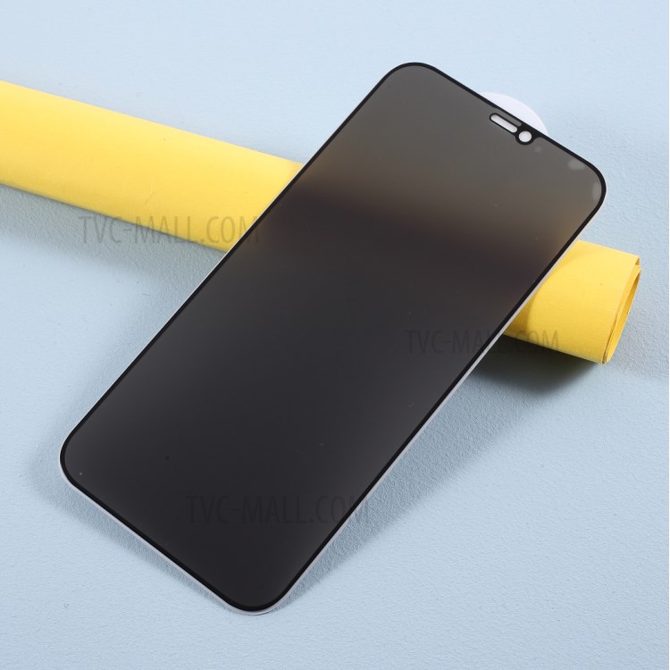 Anti-spy Full Screen Silk Printing Tempered Glass Screen Guard Film (Side Glue) for iPhone 12 mini-2