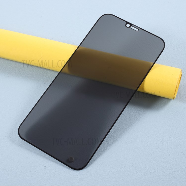 Anti-spy Full Screen Silk Printing Tempered Glass Screen Guard Film (Side Glue) for iPhone 12 mini-6
