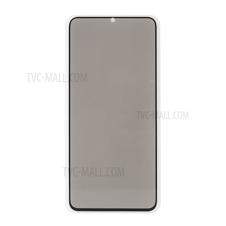 Silk Print Anti-spy Full Screen Tempered Glass Protector (Side Glue) for Samsung Galaxy A42 5G-1