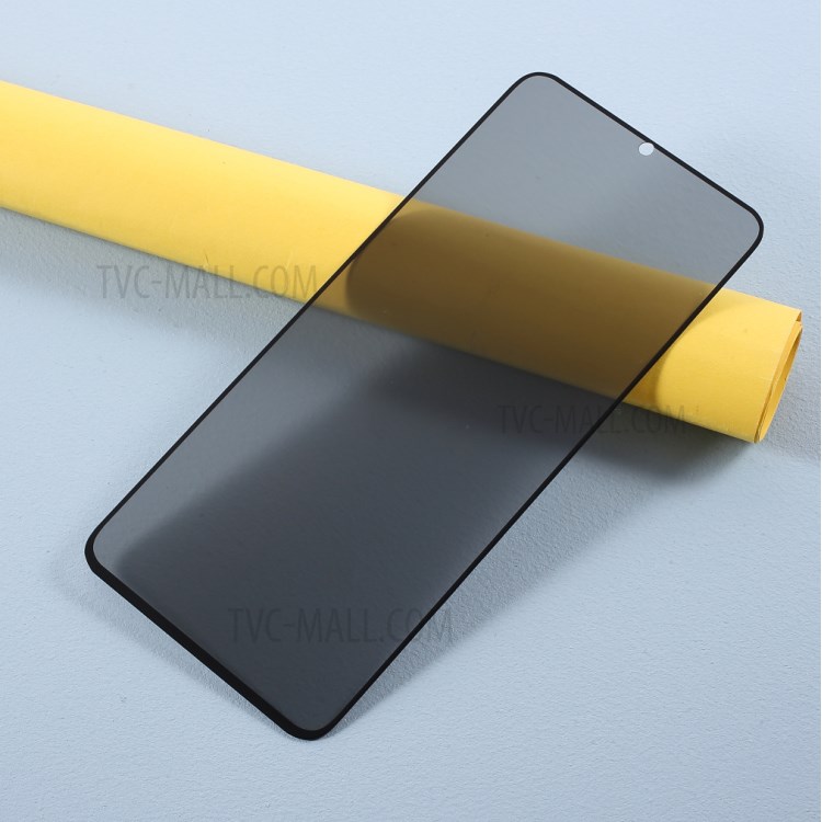 Silk Print Anti-spy Full Screen Tempered Glass Protector (Side Glue) for Samsung Galaxy A42 5G-3
