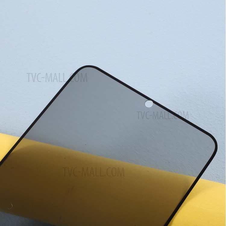 Silk Print Anti-spy Full Screen Tempered Glass Protector (Side Glue) for Samsung Galaxy A42 5G-4